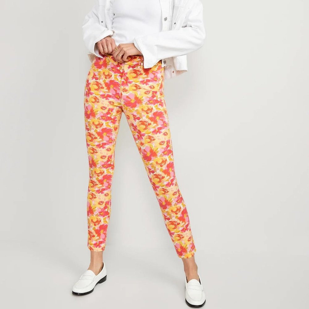 NWT Old Navy High-Waisted Pixie Skinny Ankle Pants for Women - Picture 5 of 9